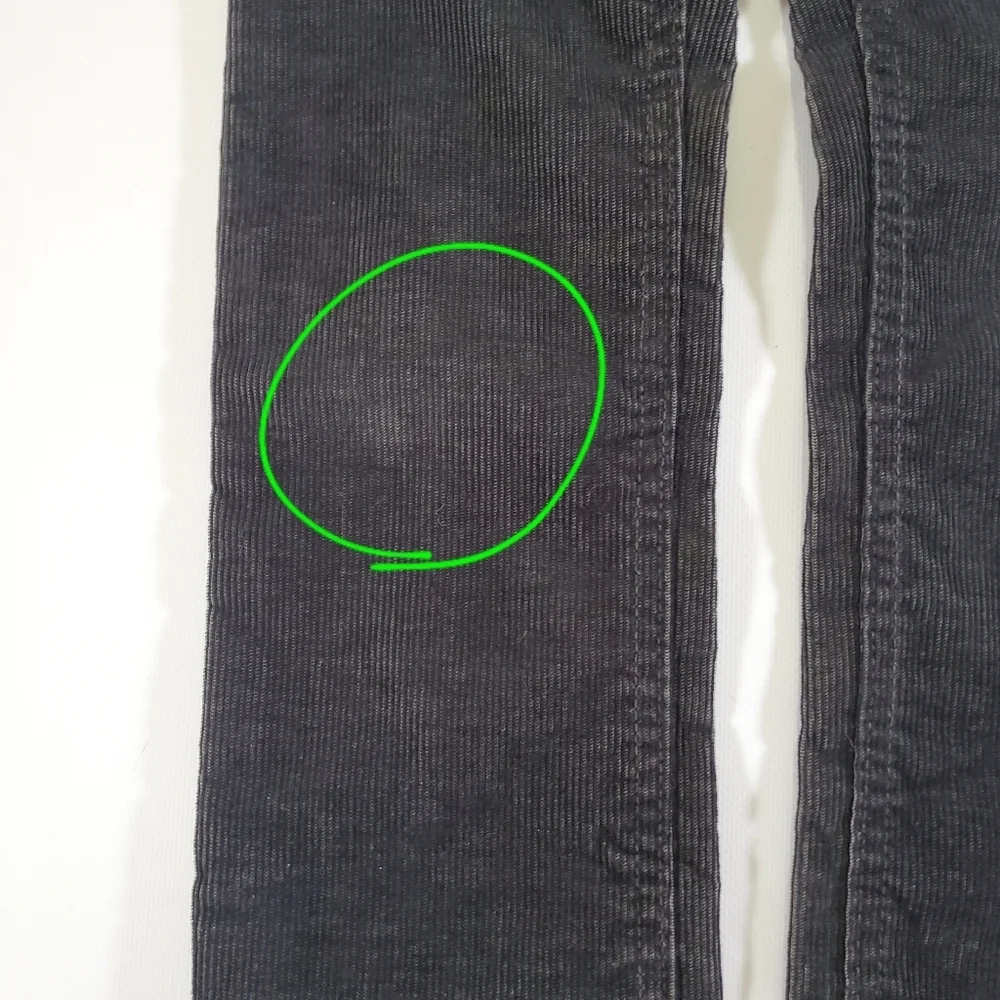 K1009 GapKids Boys Slim Straight Fit Corduroy Pants Charcoal Gray Size 6